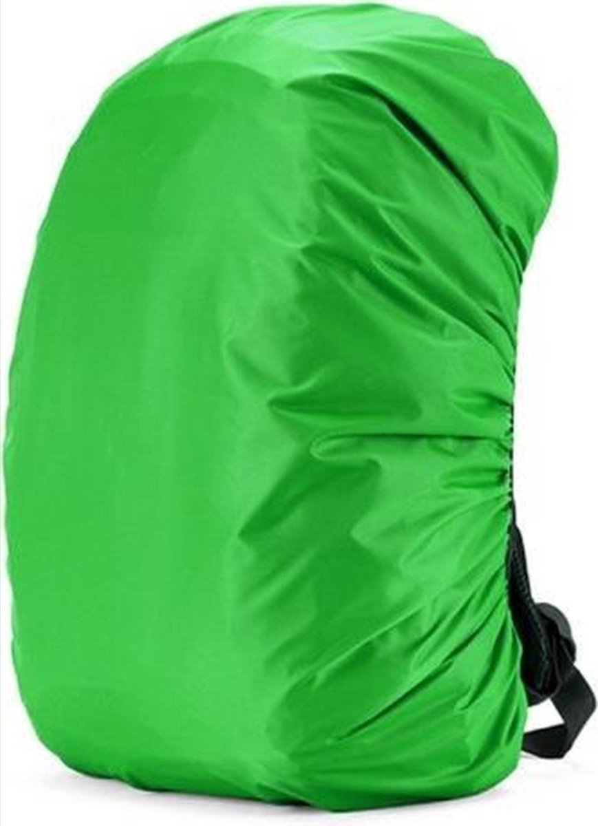 *** Groen Backpack Raincover 25L- Tassenhoes - Waterafstotend - Bagcover - Rugzakhoes - Regenhoes voor Rugzak - Waterdicht - van Heble® ***