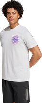 adidas Performance Racket Sport Rebels Graphic T-shirt - Heren - Grijs- L