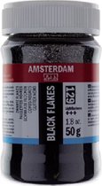 Flakes zwart (129) 50gr