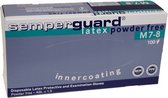 Semperguard handschoenen latex poedervrij IC, medium- 40 x 100 stuks voordeelverpakking