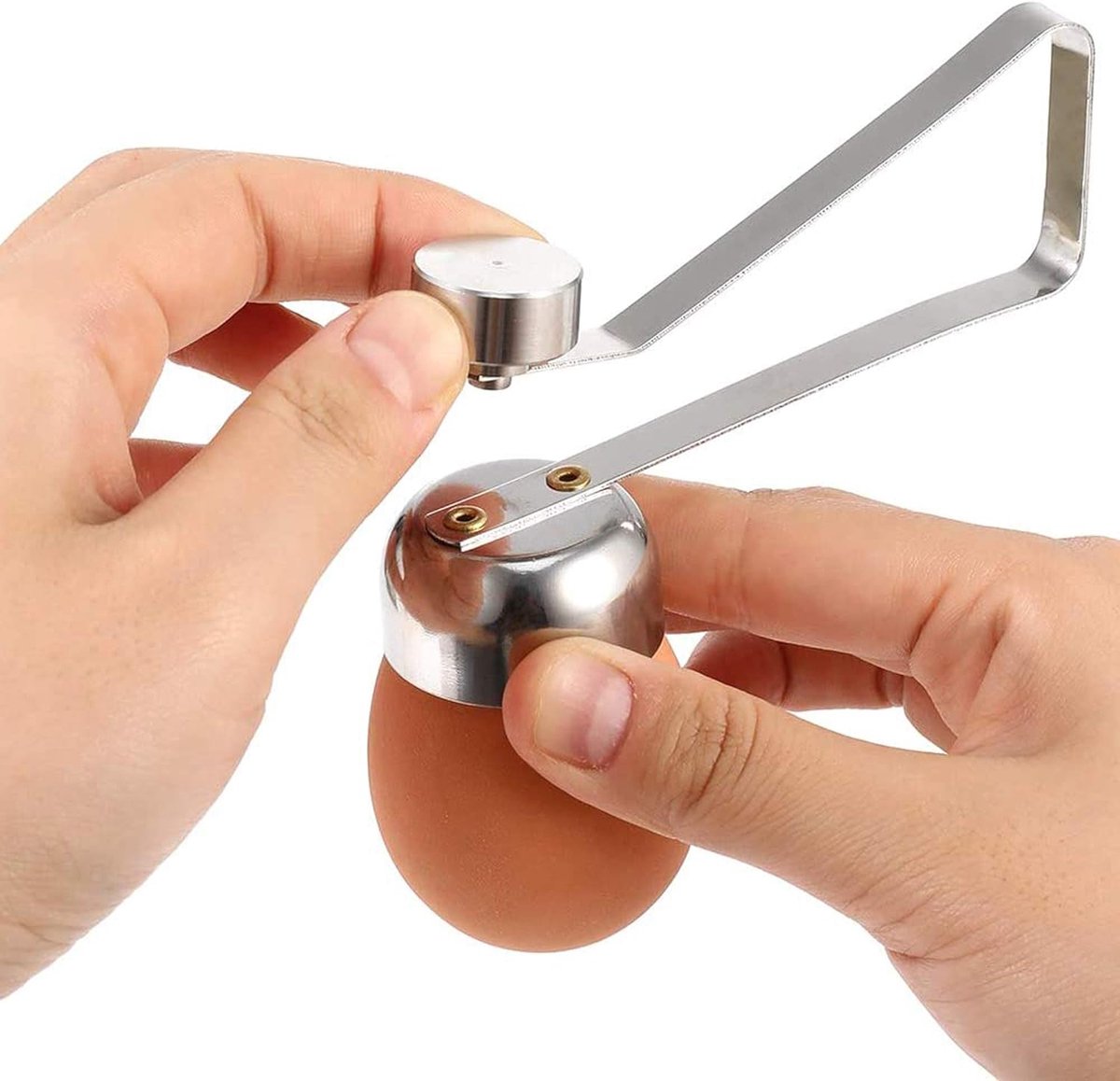 Ouvre-œuf En Acier Inoxydable - Pour œufs à La Coque, Coupe La Coquille Proprement, Facile à Utiliser, 24.5 Cm