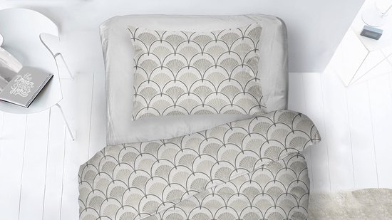 Housse de Couette Snoozing Bodi - Simple - 140x200/220 cm - Gris