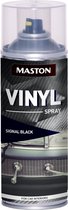 Maston Vinyl Spray - Satin Gloss - Signal Black - RAL 9004 - peinture en aérosol - 400 ml
