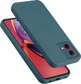 Cadorabo Hoesje geschikt voor Motorola Moto G84 in LIQUID GROEN - Beschermhoes gemaakt van flexibel TPU silicone Case Cover
