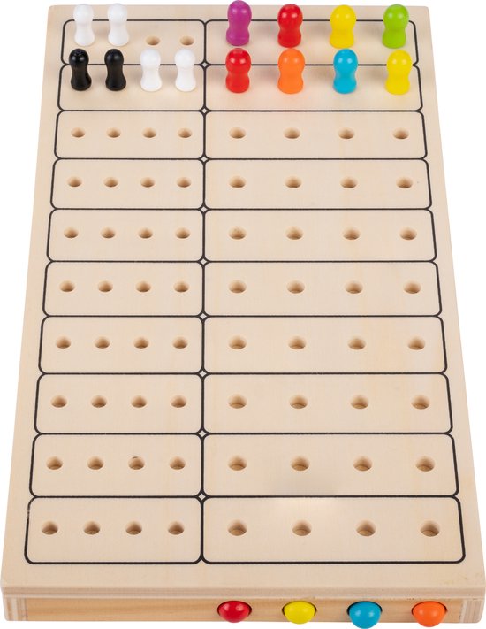 Houten Logic Spel – Code Raden – 2 Spelers – Strategisch Denkspel – Mastermind Variant in Hout – Engelhart