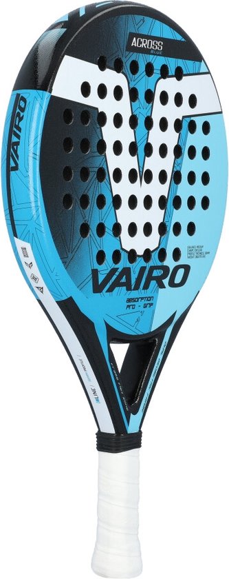 VAIRO Across 2023 – Raquette De Padel Ronde Pour Débutants | Finition Sable Bleu, Contrôle Et Précision