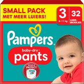 Pampers - Bébé Dry Pants - Taille 3 - Petit Pack - 32 pantalons à couches