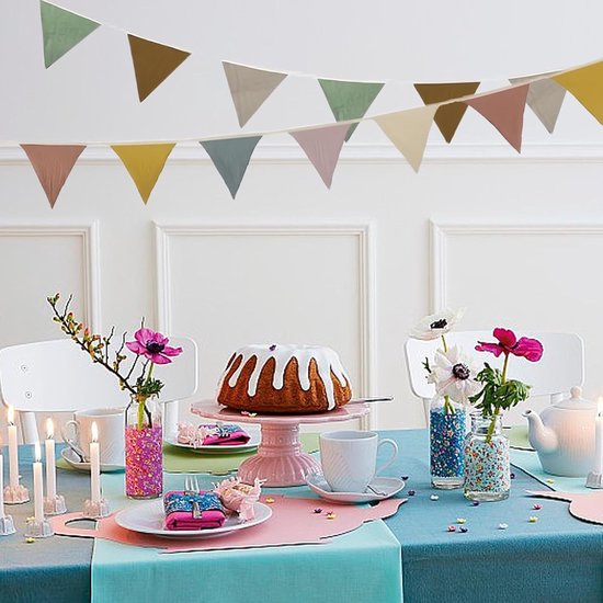 Seasboes Wimpelketting, Stoffen Vlaggetjesslinger, Wimpel Slinger Verjaardagsfeest Schooldag
