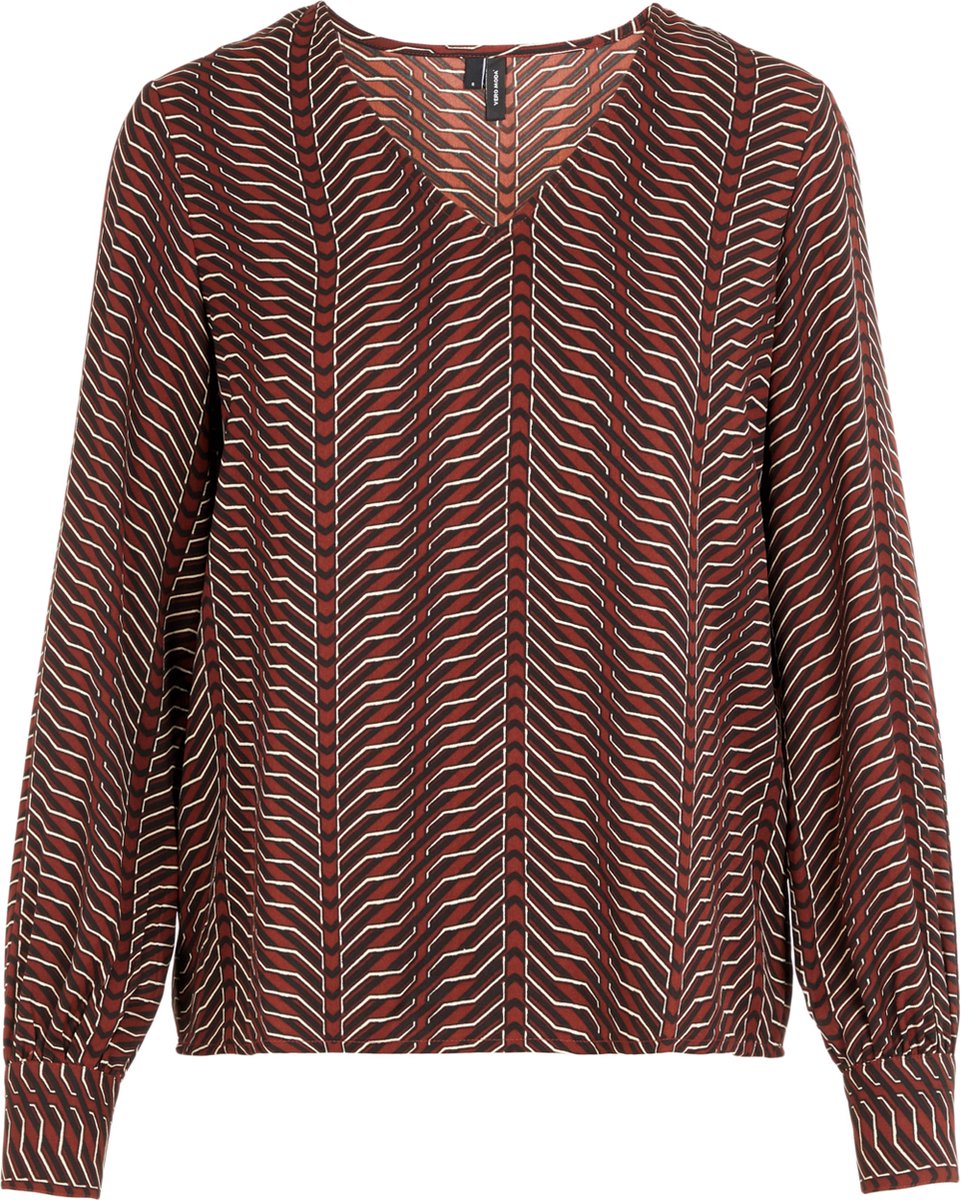VERO MODA - Sweater - Maat S - Vrouwen - Madder Brown -