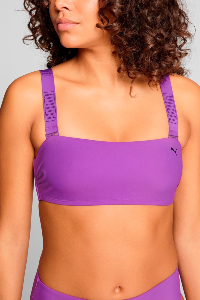 Puma Bikinitopje Bandeau -S Paars