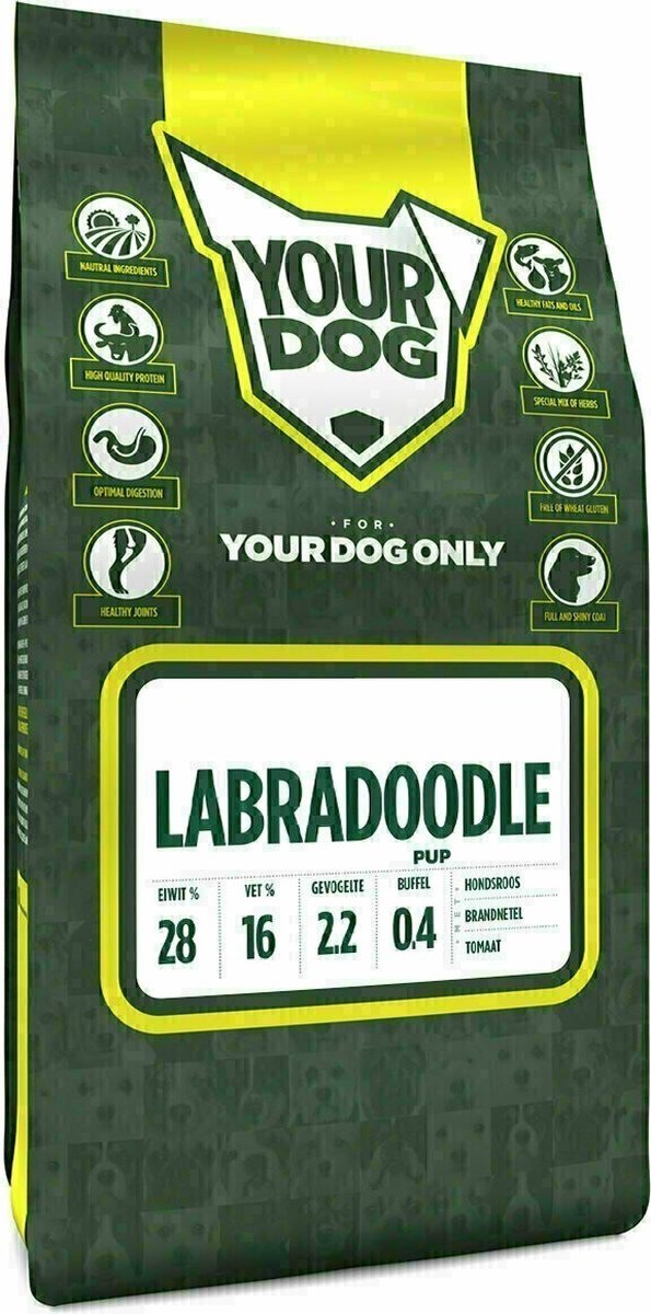 Yourdog Labradoodle Rasspecifiek Puppy Hondenvoer 6kg | Hondenbrokken