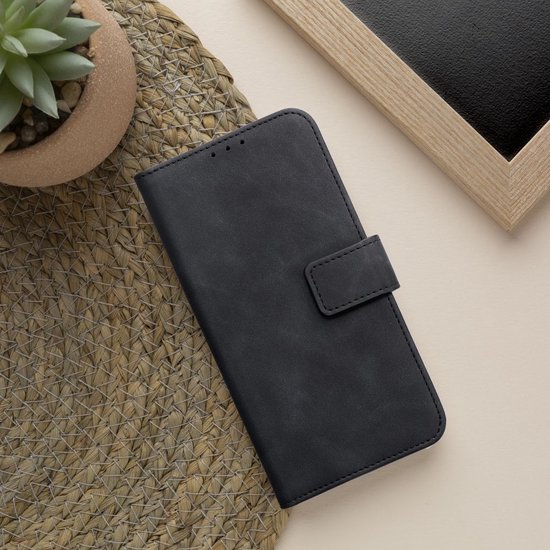 Case2go - Book Case adapté pour Xiaomi Redmi Note 13T Pro - Étui portefeuille - Zwart