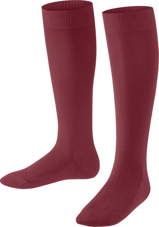 FALKE Family chaussettes hautes en coton durable enfants rouge - Taille 39-42