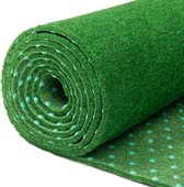 Bol.com Tapiso Magic Forest Kunstgras Groen Balkon Tuin Terras Grastapijt Maat- 100x400 aanbieding