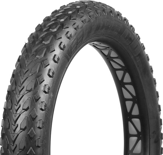 Vee Tire Mission Command 20×4.00 Fatbike buitenband zwart, duurzame draadband, lekbescherming, E-Bike Ready