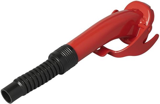 Set van 2x stuks flexibele metalen rode schenktuit voor jerrycan 24 cm van MaxxGarden — afbeelding 2