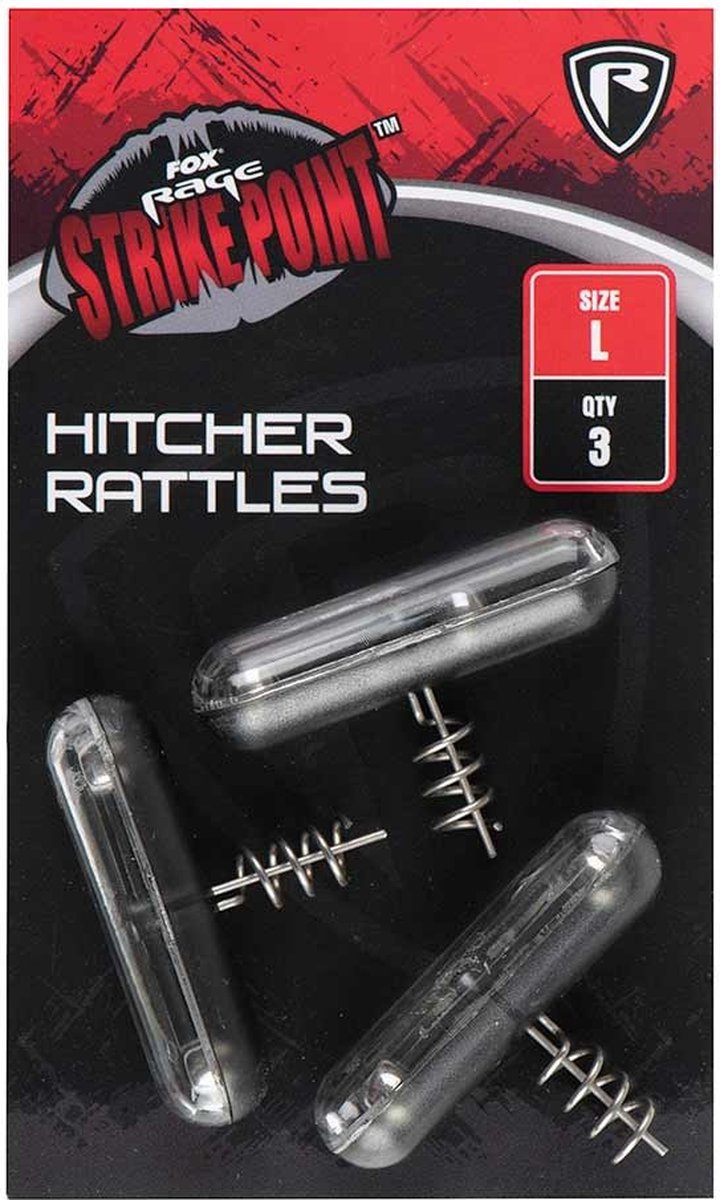 Fox Rage Strike Point Hitcher Rattle - Maat : Medium - Chamber 25mm - Corkscrew 14.9mm