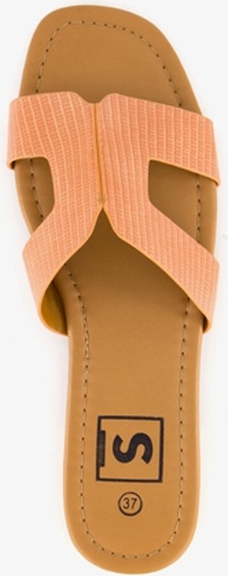 Dames slippers koraal - Oranje
