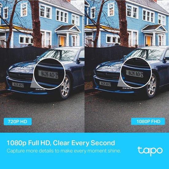 Draadloze bewakingscamera voor buiten 360 graden resolutie 1080p bewegingsdetectie nachtzicht tot 30 m biweg audio sirene compatibel met Alexa en Google FHD 1080P360 van Foscam — afbeelding 2