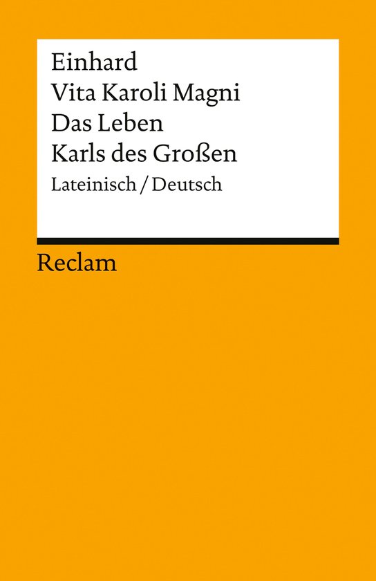 Reclams Universal-Bibliothek - Vita Karoli Magni / Das Leben ... - cover