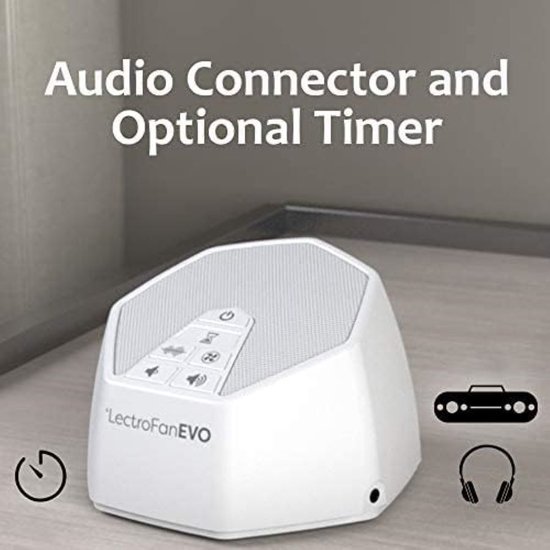 white noise machine - 22 unieke ventilatorgeluiden - witte ruisvariaties en oceaangeluiden met slaaptimer - Wit — afbeelding 3