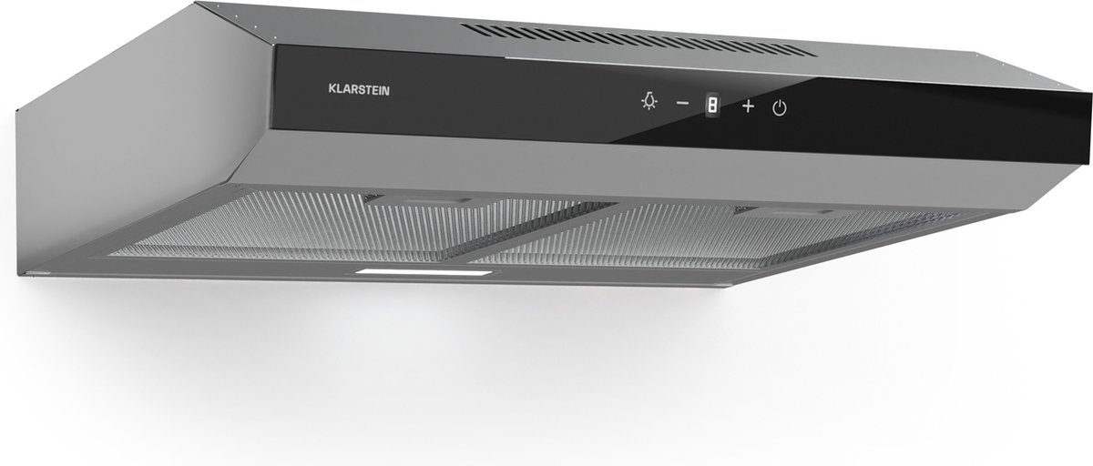 Klarstein Contempo Neo afzuigkap voor onderbouw - 60 cm - 175 m³/h - LED - RVS - Acryl - Roestvrij staal