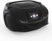 Auna Roadie Smart - IR - DAB - Bluetooth - BT - CD - MP3 - Boombox - USB - DAB+ - Internet - FM Radio - Zwart