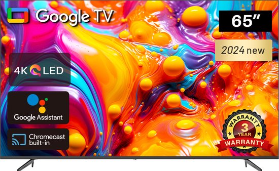 Foto: Google smart tv 65 inch teeview led tv frameless design