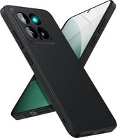 Geschikt voor Xiaomi Mi 14 5G - Ultradun Valbestendig Siliconen - Back Cover Hoesje - Zwart