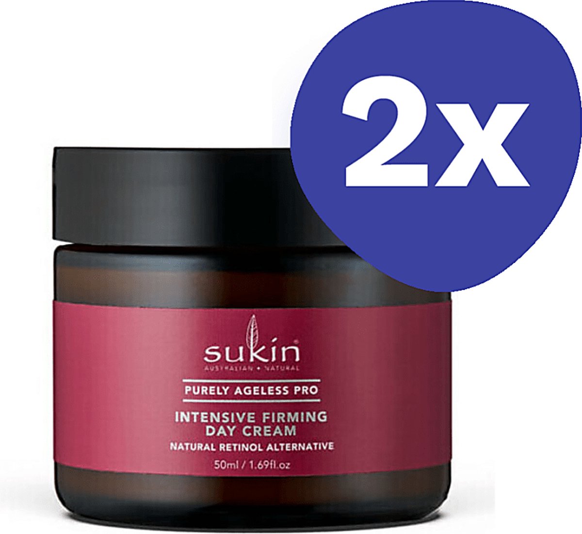 Goedkoopste Sukin Purely Ageless Pro Intensive Firming Dagcreme (2x 50ml