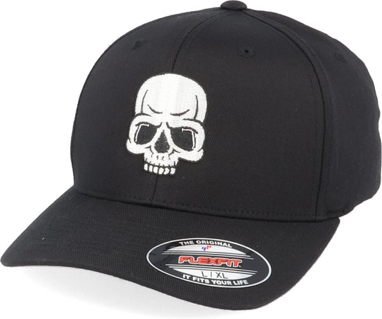 Hatstore- Bad Skull Black Flexfit - Iconic Cap