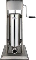 HCB® - Professionele Horeca Worstvuller - verticaal - 7 liter - RVS / INOX - Worstenmaker - Worstmachine - 32x28x72.5 cm (BxDxH) - 15 kg