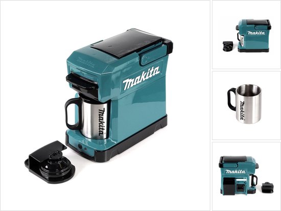 Makita DCM501Z 18V Li-Ion accu koffiezetapparaat body inclusief mok
