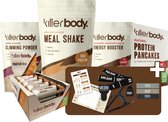 Killerbody Afval Starterspakket - Maaltijdshake & Fatburner - Apple Pie & Cherry & Chocolate Brownie - 1200 gr