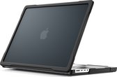 Mobigear Laptophoes geschikt voor Apple MacBook Pro 16 Inch (2021-2024) Hoes Hardshell Laptopcover MacBook Case | Mobigear Shockproof Pro - Zwart - Model A2485 / A2780 / A2991