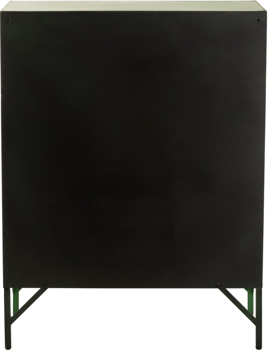 J-Line kast 9 Deuren - metaal - groen