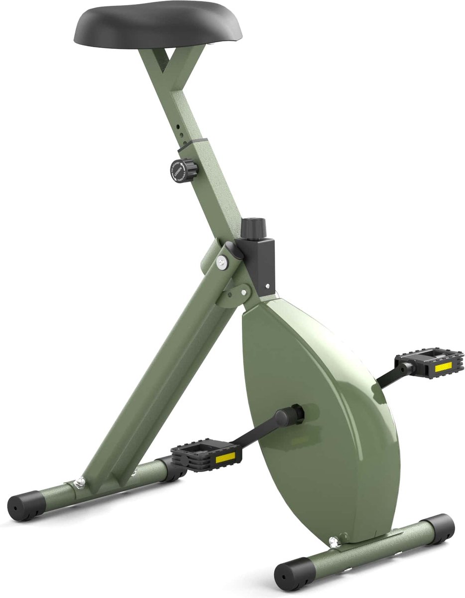 Worktrainer - Deskbike Original - Lichaamslengte 140 - 185 cm - Hometrainer - Bureaufiets - Groen / Groen frame