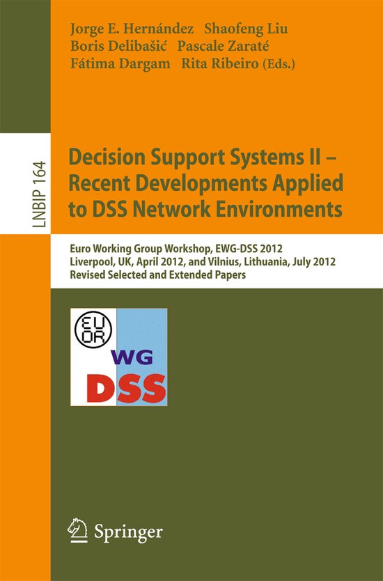 Decision Support Systems II - Recent Developments Applied to ... - cover