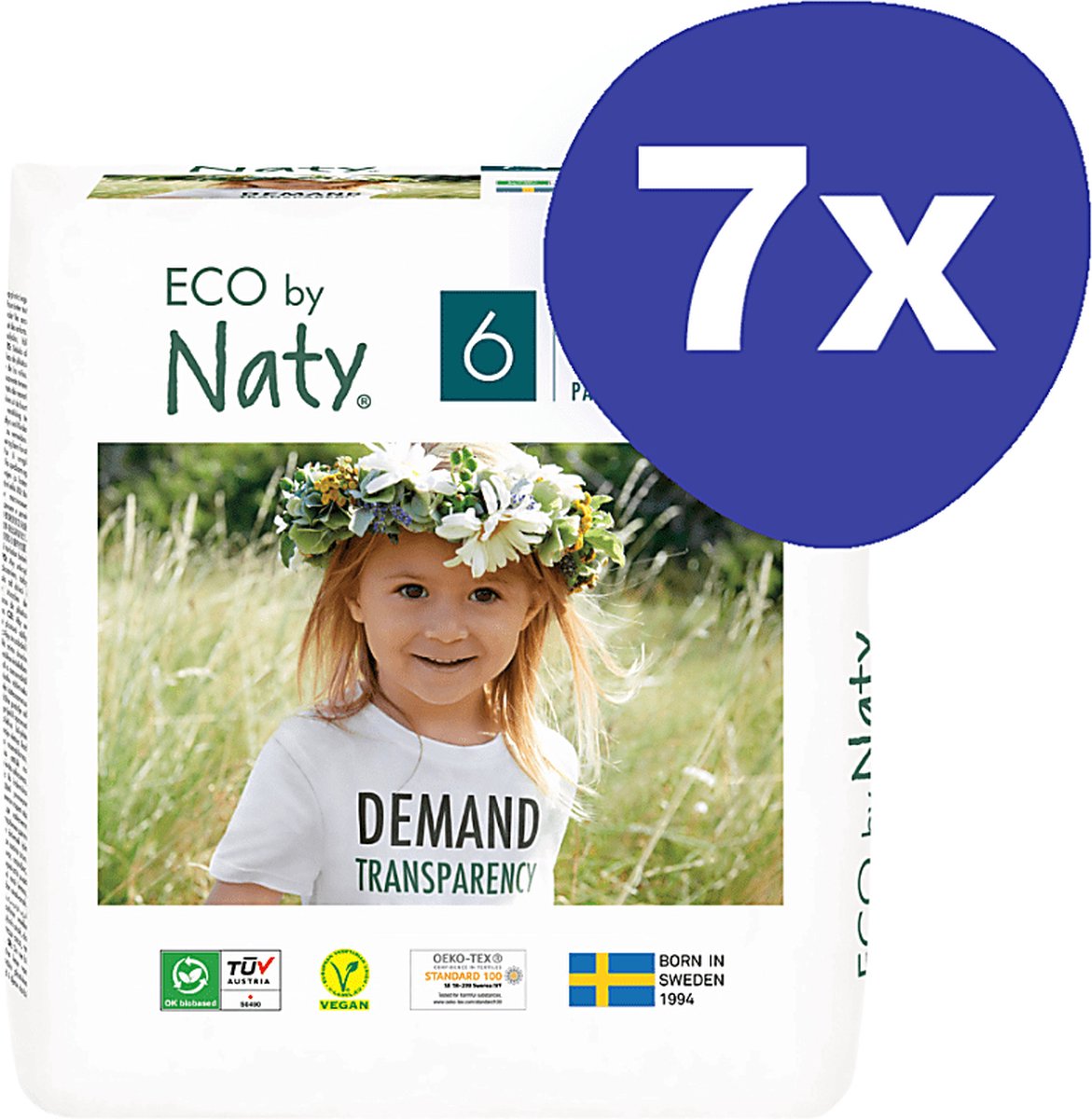 Goedkoopste Naty Luierbroekjes Maat 6 X-Large (16 kg) (7x 18 stuks