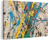 Artaza Canvas Schilderij Spetterende Kunstwerken - 30x20 - Klein - Foto Op Canvas - Canvas Print