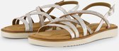 Tamaris Sandalen zilver Leer - Dames - Maat 37