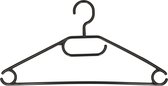 Storage solutions Kledingkast kledinghangers pakket - 10x stuks - stevig kunststof - zwart