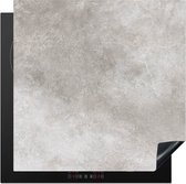KitchenYeah® Inductie beschermer 60x60 cm - Beton print - Grijs - Kookplaataccessoires - Afdekplaat voor kookplaat - Inductiebeschermer - Inductiemat - Inductieplaat mat - Keuken decoratie