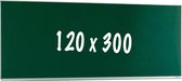 Krijtbord PRO Singleton - Magnetisch - Enkelzijdig bord - Schoolbord - Eenvoudige montage - Emaille staal - Groen - 120x300cm