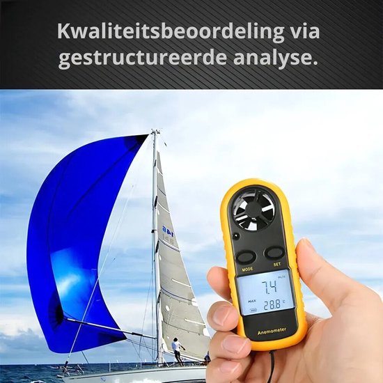 Windboss II ® Windmesser mit Thermometer für Surfen