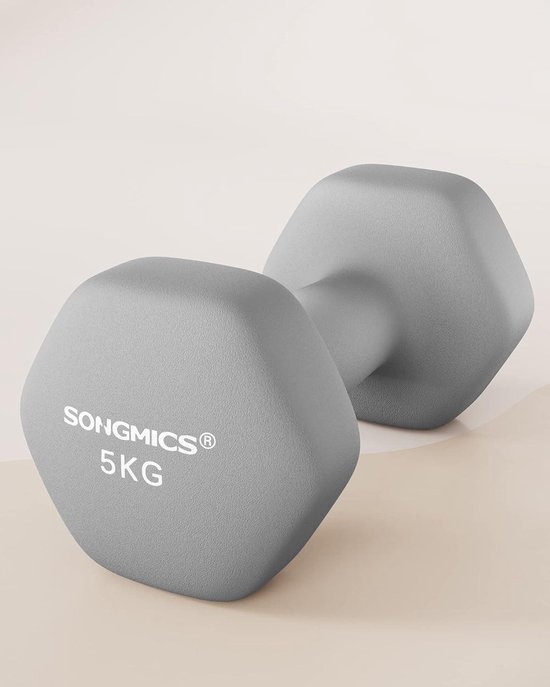 Haltères Courts En Néoprène - Lot De 2 X 1 Kg - Forme étoile Antidérapante - Pour Fitness, Yoga, Musculation à Domicile
