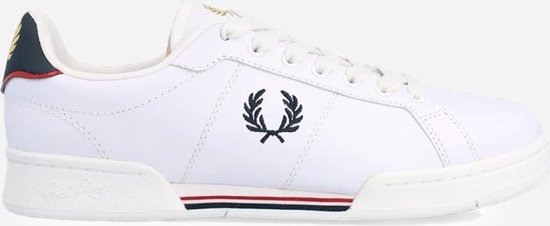 Fred Perry B722 leather - white navy