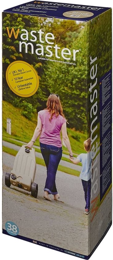 aquaroll Vuilwaterreservoir Wastemaster 38 L beige