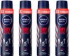 Nivea Deo Spray XL – Dry Impact - 4 x 250 ml