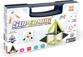 Supermag Technicolor 50 koffer - Magnetisch speelgoed - 50 onderdelen - Open einde speelgoed - Magnetic toys - Constructiespeelgoed - Technicolor